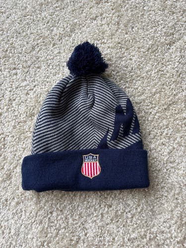 USA Hockey Unisex One Size Fits All Nike Beanie (New)