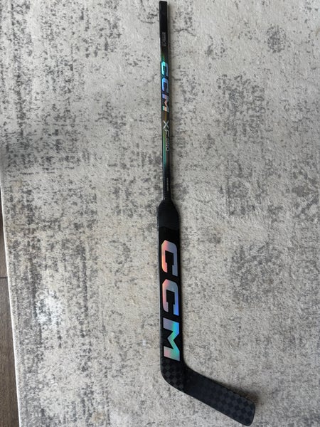 Senior CCM XF Pro Regular Goalie Stick 25" Paddle (Used)