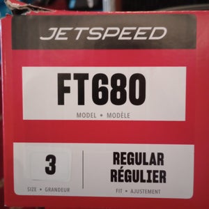 *Unused* CCM JetSpeed FT 680 Hockey Skates Regular Width Size 3 (New)