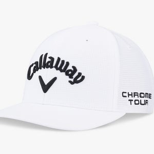 NEW 2025 Callaway Tour Authentic Performance Pro White Adjustable Golf Hat/Cap
