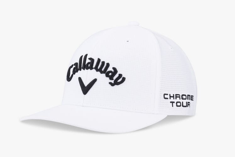 NEW 2025 Callaway Tour Authentic Performance Pro White Adjustable Golf Hat/Cap