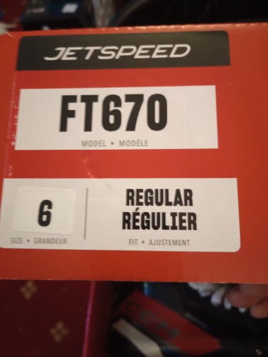 *Unused* CCM JetSpeed FT670 Hockey Skates Regular Width 6 (New)