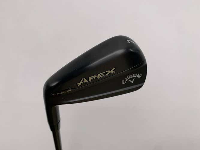 Callaway Apex TI Fusion Single 7 Iron True Temper DG Mid R300 Black 100g LH NEW