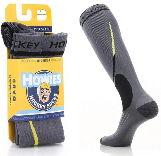 Gray Adult Small Howies Skate Socks (New) 2-pack Special