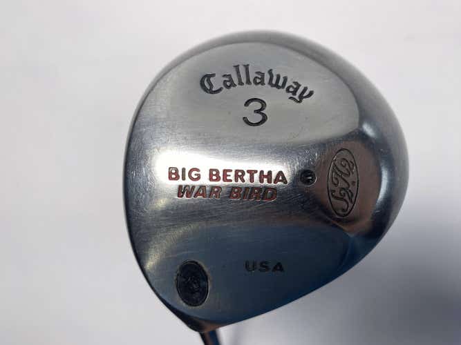 Callaway Big Bertha Warbird 3 Fairway Wood 15* RCH 90 Regular Graphite Mens LH