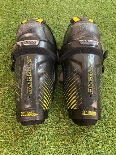 Junior Bauer Supreme 1S Shin Pads 9" (Used)