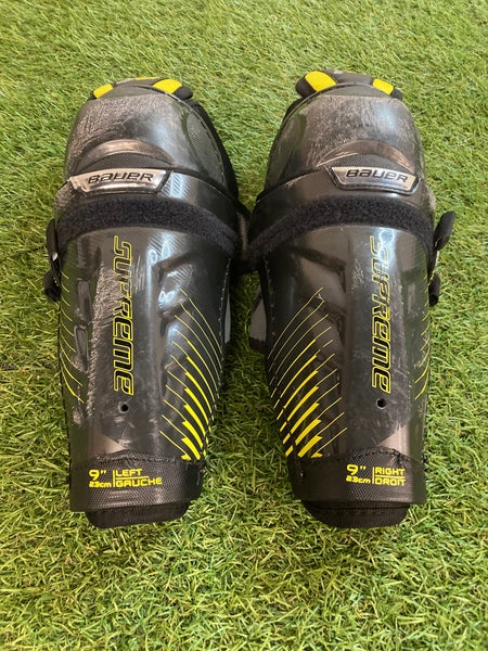 Junior Bauer Supreme 1S Shin Pads 9" (Used)