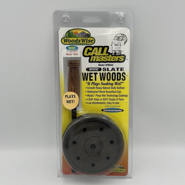 Vintage Woods Wise Mystic Slate Wet Woods Turkey Call PLAYS WET WW044