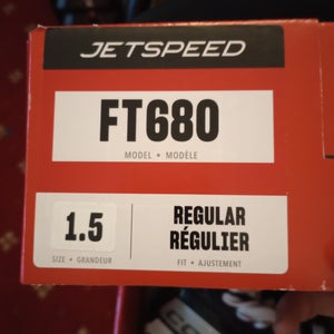 *Unused* CCM JetSpeed FT 680 Hockey Skates Regular Width Size 1.5 (New)
