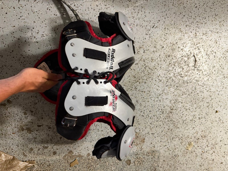 Small Adult Riddell Power JPX Shoulder Pads (Used)
