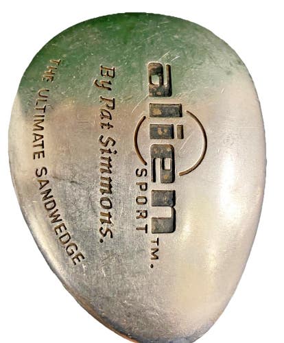 Alien Sport The Ultimate Sand Wedge By Pat Simmons RH Stiff Steel 35" New Grip