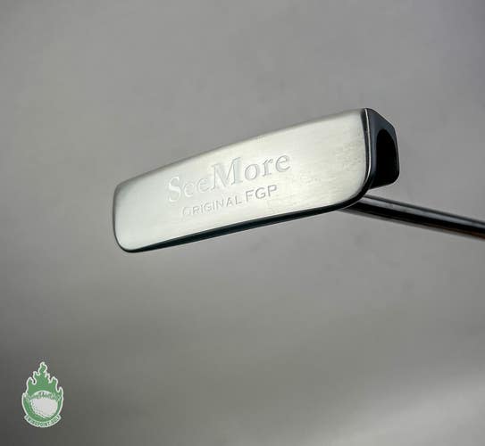 Used Right Handed The SeeMore FGP Original Blade 34" Putter Steel Golf Club