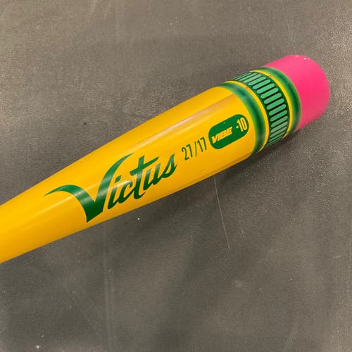 2024 Victus Vibe Alloy Bat USSSA Certified (-10) Alloy 17 oz 27" (Used)