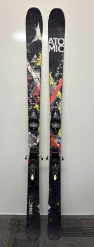Atomic Panic 173cm 123-87-113.5 Twin-Tip Rocker Skis Marker Free 12.0 Bindings