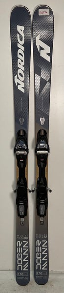 2026 Men's Nordica 170cm Dobermann Multipista DC Demo Skis With TPX IP13 Bindings (Used)SY2276
