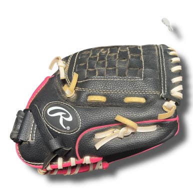 Used Rawlings PL105PW BB/SB Glove RH Throw Black 10 1/2" 11375-S000364130