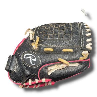 Used Rawlings PL105PW BB/SB Glove RH Throw Black 10 1/2" 11375-S000364130
