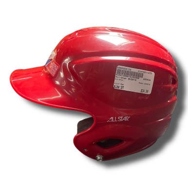 Used All-Star BH3010 Batting Helmet No Mask Red SM 11375-S000364129