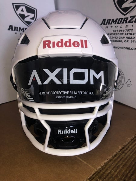 NEW RIDDELL ADULT AXIOM ADULT HELMET - SIZE 7 1/2" - WHITE