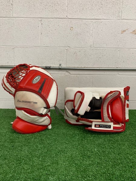 Senior Brian's Sub Zero 3 Pro Goalie Gloves & Blockers Full Right (Used)