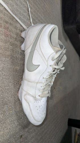 Men's Jordan 1 Low TD White Football Cleat
