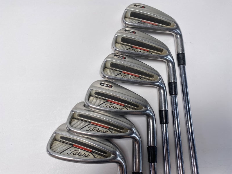 Titleist AP1 Iron Set 5-PW True Temper DG S300 Stiff Steel Mens RH- +.5"