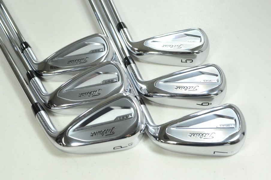 Titleist T350 2023 5-PW Iron Set Regular Flex Right AMT Red R300 Steel # 200274