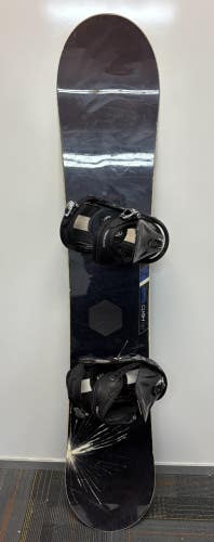 Burton Clash 150cm Twin-Tip All-Mountain Snowboard Burton Custom Bindings Medium