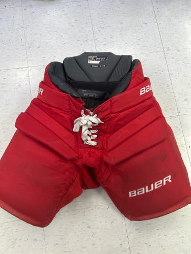 Senior Small Bauer Pro Hockey Goalie Pants (Used)