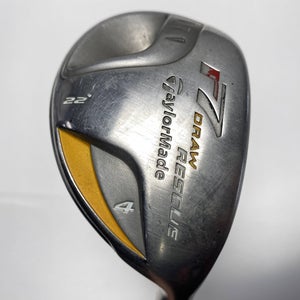 TaylorMade R7 Draw 4 Hybrid 22* REAX 55g Senior Graphite Mens RH