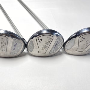 Ping Serene Wood Set 3 5 7 | 18* 22* 26* ULT210 Ladies Graphite Womens RH