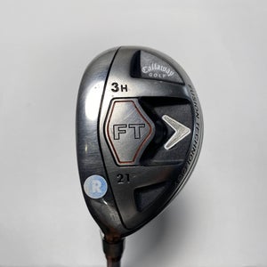 Callaway FT Hybrid 2008 3 Hybrid 21* Fujikura Fit On M Regular Graphite Mens LH