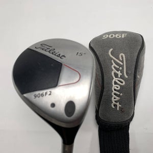 Titleist PT 906F2 3 Fairway Wood 15* Aldila NV Green 75g Stiff RH HC
