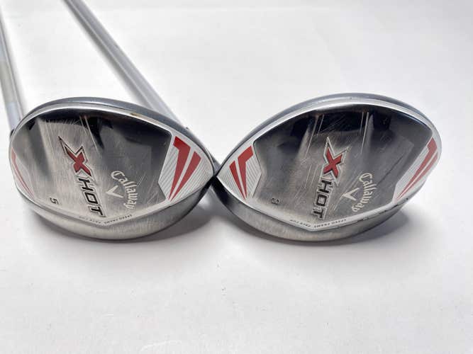 Callaway X Hot 19 3 & 5 Fairway Wood Set 15* 18* Project X PXv Regular RH