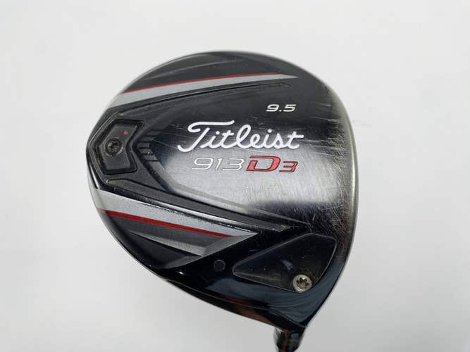 Titleist 913 D3 Driver 9.5* Aldila Tour ATX 3.5 65g Stiff Graphite Mens RH