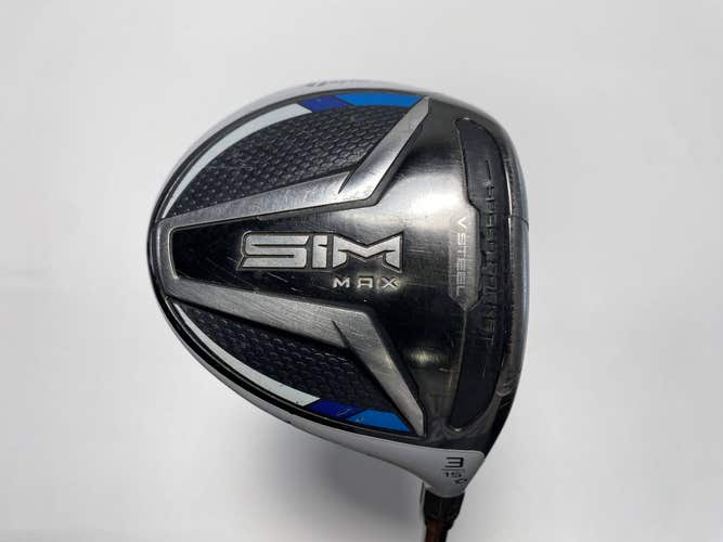 TaylorMade SIM MAX 3 Fairway Wood 15* Fujikura Ventus Blue 6-S Stiff RH