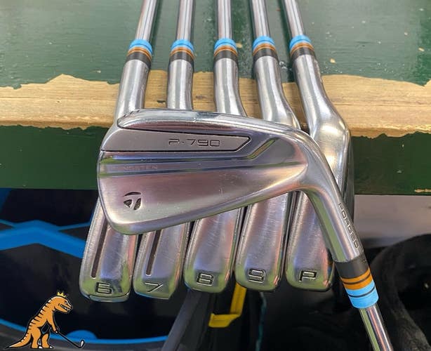 Used TaylorMade P790/P770 Combo Iron Set 5-PW Project X 5.5 Steel Regular Flex