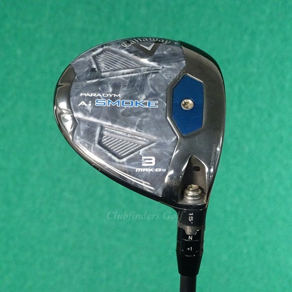 Callaway Paradym Ai Smoke Max D 15 Fairway Wood 3 Tensei AV Series 65 Regular