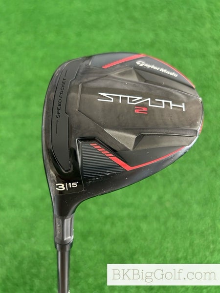 LH Taylormade Stealth 2 Fairway 15 Degree 3 Wood / Stiff