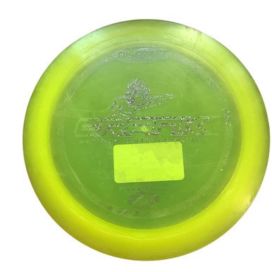 Used Discraft Z CRANK Disc Golf Driver Yellow 11479-S000399884