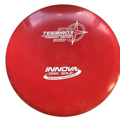 Used Innova STAR TEEBIRD 3 Disc Golf Driver Red 11479-S000399876