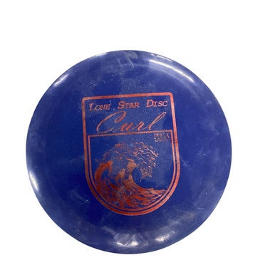 Used Lone Star Disc CURL Disc Golf Driver Royal Blue 11479-S000399820