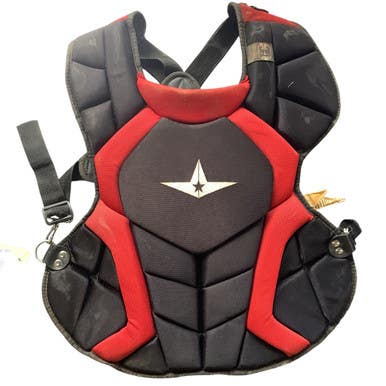 Used All-Star CPCC912PS Catchers Chest Protector Red Intermed 11479-S000399776