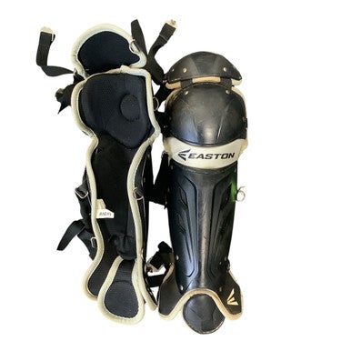 Used Easton BLACK MAGIC Catchers Leg Guards Black Intermed 11479-S000399775