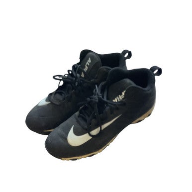 Used Nike ALPHA SZ 7.5 BB/SB Cleats Black Youth 07.5 11479-S000399738