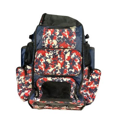 Used BoomBah BACKPACK STAR AND STRIPES BB/SB Player Backpack Navy Blue 11479-S000399711