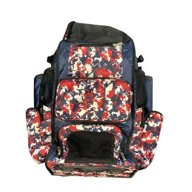 Used BoomBah BACKPACK STAR AND STRIPES BB/SB Player Backpack Navy Blue 11479-S000399711