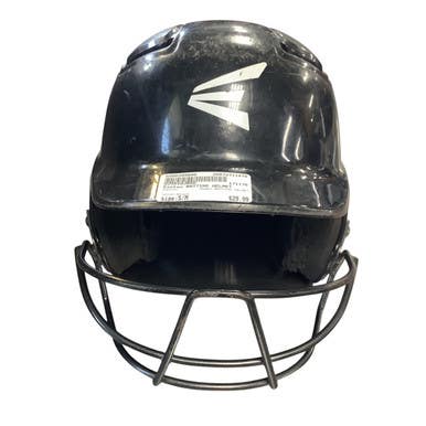 Used Easton BATTING HELMET Batting Helmet w/Mask Black S/M 11479-S000399690