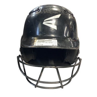 Used Easton BATTING HELMET Batting Helmet w/Mask Black S/M 11479-S000399690