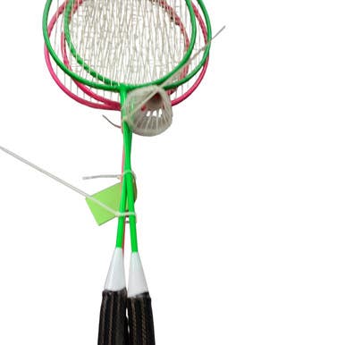 Used BADMINTON RACQUET SET Adult Badminton Racquet Green Unknown 11479-S000399655